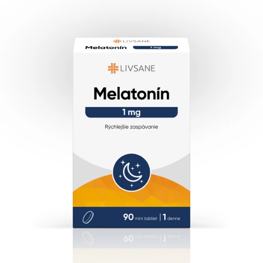 2_200203 LIVSANE Melatonín 1 mg 90 tabliet – Obrázok 1