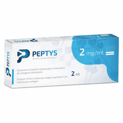 PEPTYS 2 roztok peptidov PEP-22 z kolagénu 2 mg/ml, injekcia 2 ml