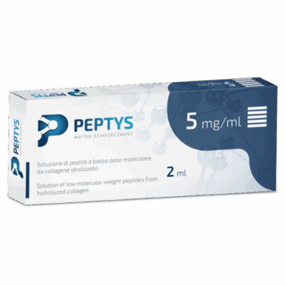 PEPTYS 5 roztok peptidov PEP-52 z kolagénu 5 mg/ml, injekcia 2 ml