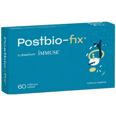 Postbio-fix 60 mäkkých kapsúl