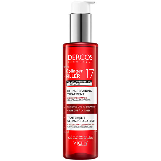SK_3337875920902_1 VICHY DERCOS COLLAGEN 17 FILLER ultra-regeneračná kúra na vlasy 150 ml – Obrázok 1