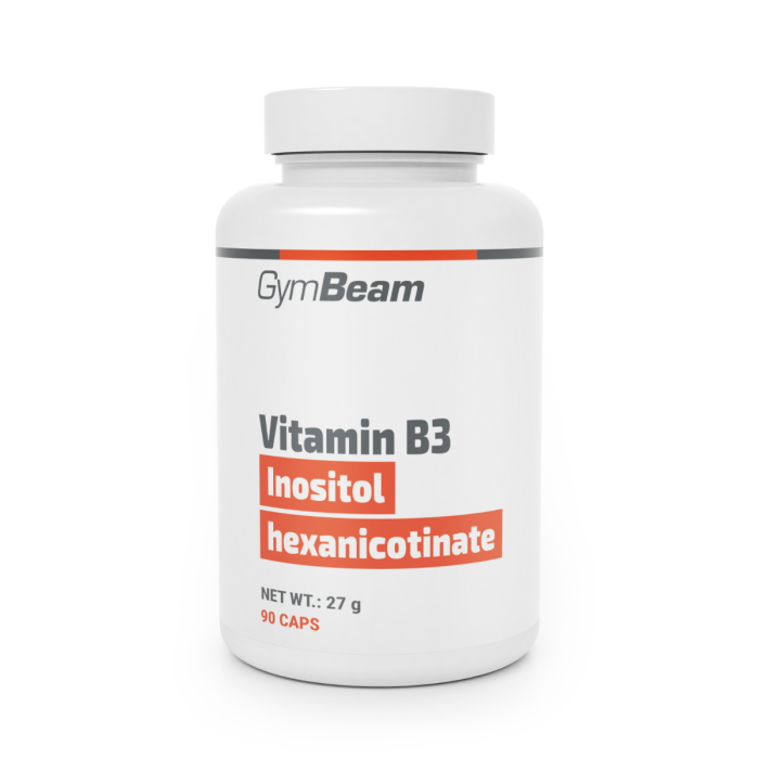 vitamin_b3_inositol_hexanicotinate_90_caps_gymbeam_1 Vitamin B3 (Inositol hexanicotinate) - GymBeam – Obrázok 1