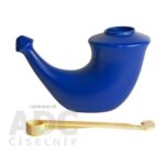 RHINO HORN Konvička na výplach nosa modrá, s odmerkou na soľ (7090001498244) 1x1 ks – Obrázok 2