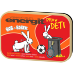 energit KIDZ vitamínové tablety s príchuťou marhuľa, jahoda, čučoriedka 1x42 ks