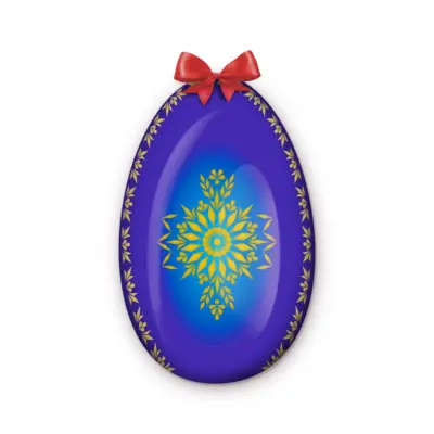 TEREZIA RAKYTNÍČEK+ Modré veľkonočné vajce 50 ks – Obrázok 2