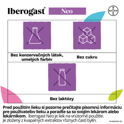 Iberogast Neo perorálne kvapky 100 ml – Obrázok 4
