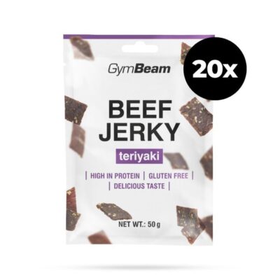 Sušené mäso Beef Jerky - GymBeam – Obrázok 7