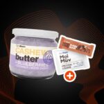 Kešu maslo s kokosom, bielou čokoládou a čučoriedkami - GymBeam – Obrázok 2