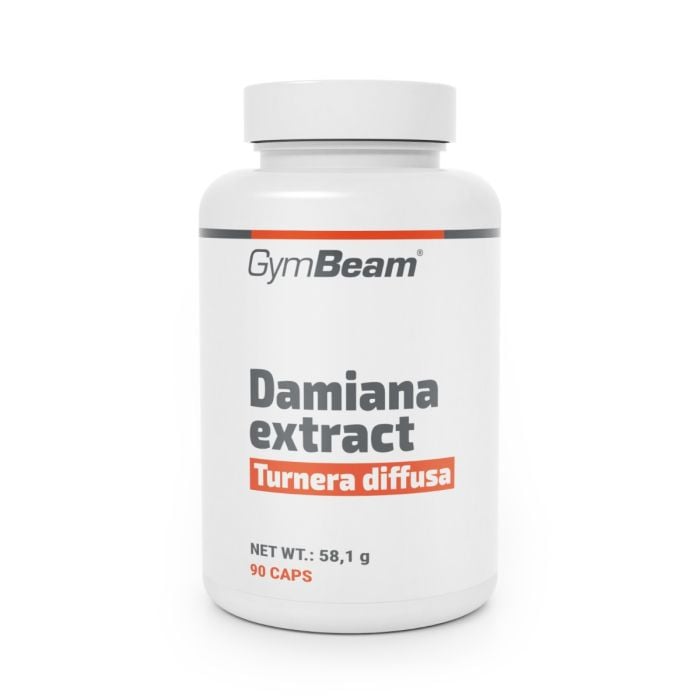 damiana_extract_90_caps_gymbeam_1 Damiána (Turnera diffusa) - GymBeam – Obrázok 1