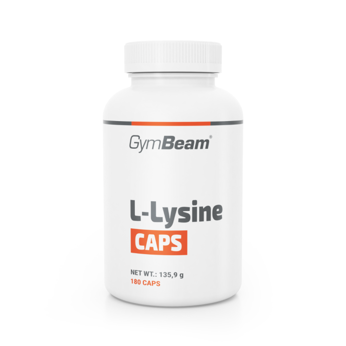 l-lysine_180_caps_gymbeam_1 L-lyzín CAPS - GymBeam – Obrázok 1