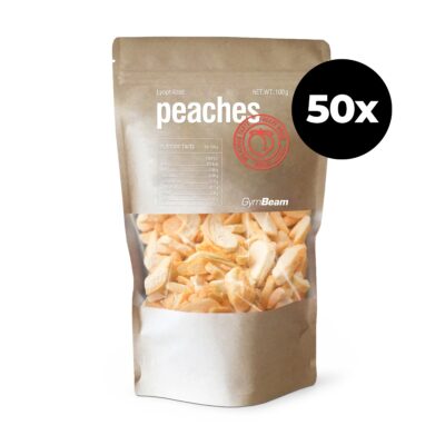 Lyofilizované broskyne - GymBeam – Obrázok 3