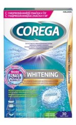COREGA WHITENING antibakteriálne čistiace tablety 1x30 ks – Obrázok 2