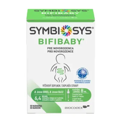 SYMBIOSYS BIFIBABY kvapky pre novorodencov 8 ml