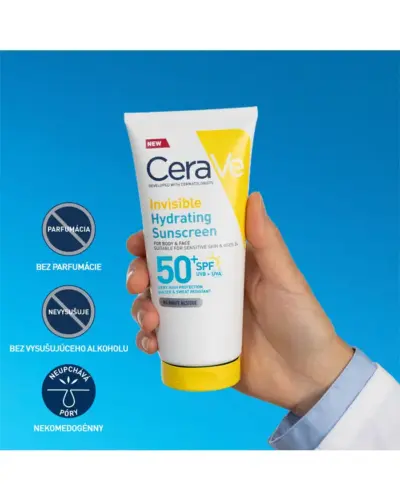 CeraVe Hydratačný opaľovací krém s SPF 50+ 75 ml – Obrázok 2
