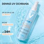 VICHY CAPITAL SOLEIL UV AQUA hydratačný sprej SPF 50+ 200 ml – Obrázok 2