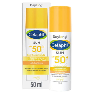 Daylong Cetaphil SUN SPF 50+ Fluid 50 ml – Obrázok 2