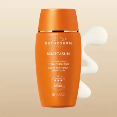 INSTITUT ESTHEDERM ADAPTASUN Opaľovací hydratačný FLUID pre silné slnko 40 ml – Obrázok 2