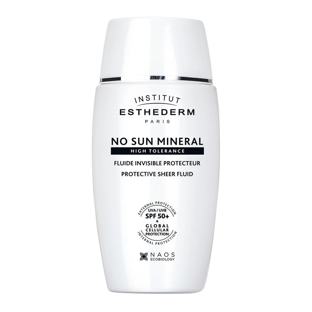 1488-4_institut-esthederm-no-sun-ochranny-mineralny-fluid-pre-citlivu-plet-spf-50--40-ml INSTITUT ESTHEDERM NO SUN Ochranný minerálny fluid pre citlivú pleť SPF 50+ 40 ml – Obrázok 1