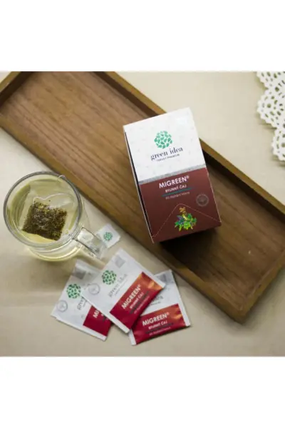 GREEN IDEA MIGREEN bylinný čaj 20x1,5 g – Obrázok 3