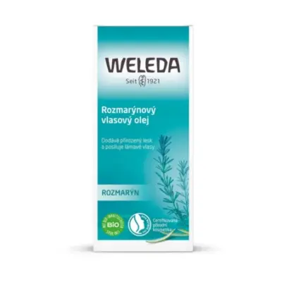 WELEDA Rozmarínový vlasový olej 50 ml – Obrázok 2
