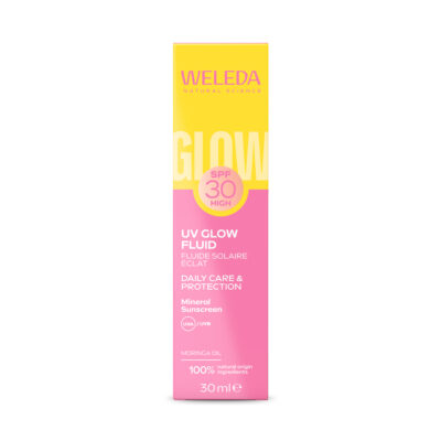 WELEDA UV Glow Fluid SPF 30 opaľovací fluid 30 ml – Obrázok 2