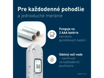 OMRON Gentle Temp 730 Čelový teplomer bezkontaktný infračervený – Obrázok 4