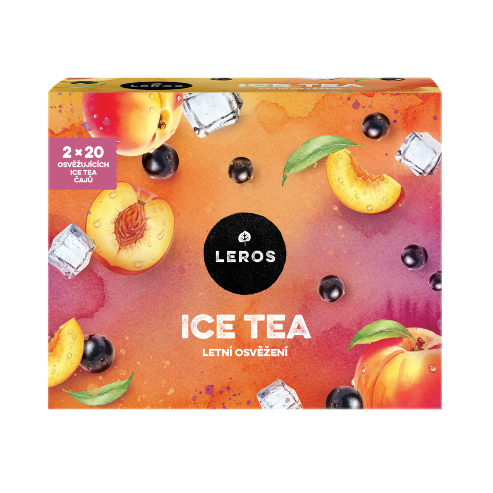 9712_925233dd25b869d0b35435bac44a0249_medium LEROS ICE TEA LETNÉ OSVIEŽENIE (6) čaj Ice Tea Broskyňa 20x2,2 g + Ice Tea Čierne ríbezle 20x2 g – Obrázok 1