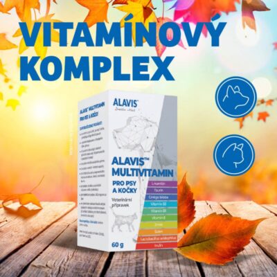 ALAVIS MULTIVITAMÍN pre psy a mačky prášok 60 g – Obrázok 2