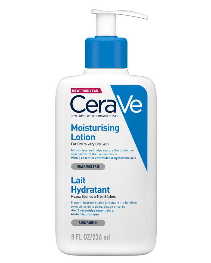 moisturising-lotion-236ml-LG CeraVe INTENZÍVNE HYDRATAČNÉ MLIEKO pre veľmi suchú, svrbiacu pokožku 236 ml – Obrázok 1