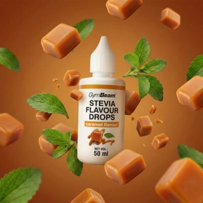 Stevia Flavour Drops - GymBeam – Obrázok 4