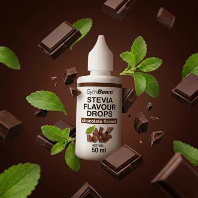Stevia Flavour Drops - GymBeam – Obrázok 2