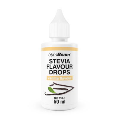 Stevia Flavour Drops - GymBeam – Obrázok 5