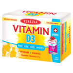 TEREZIA VITAMÍN D3 1000 IU 90 kapsúl + darček kvapky Vitamín D3 BABY 400 IU 10 ml