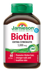 Jamieson Biotín 5000 mg 60 mäkkých kapsúl
