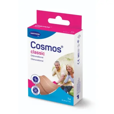 Cosmos Classic oteruvzdorná náplasť na rany 6 cm x 1 m