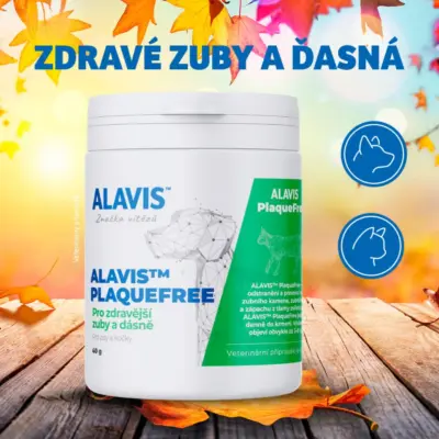 ALAVIS PLAQUEFREE prášok pre psy a mačky, pre zuby a ďasná 40 g – Obrázok 2