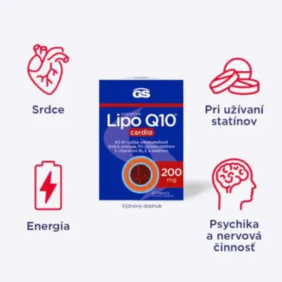 GS Koenzým Q10 LIPO 200 mg CARDIO 45 kapsúl – Obrázok 6
