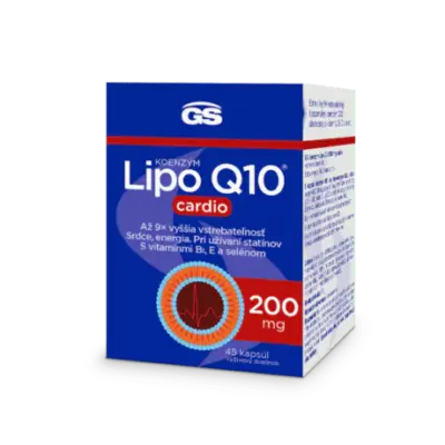 GS Koenzým Q10 LIPO 200 mg CARDIO 45 kapsúl