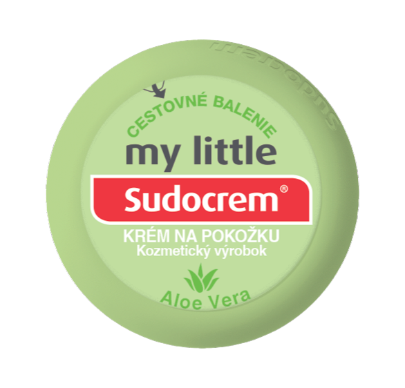 Sudocrem-Aloe-SK@2x my little Sudocrem Aloe Vera ochranný krém, cestovné balenie 22 g – Obrázok 1