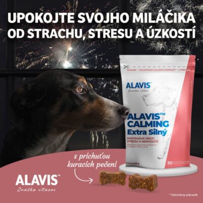ALAVIS CALMING EXTRA SILNÝ  pre psy a mačky 30 žuvacích tabliet – Obrázok 2