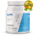 ALAVIS MSM + PATENTOVANÉ KOLAGENY pre kone, prášok 600 g
