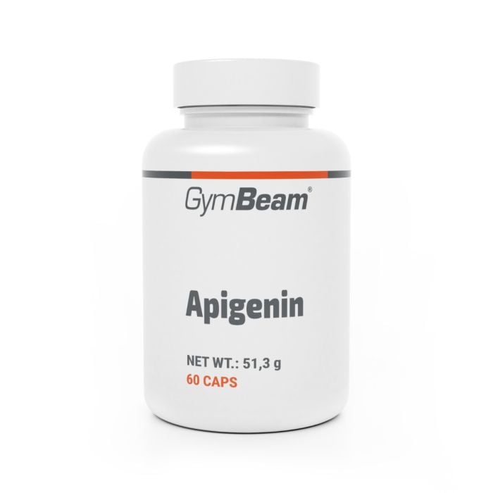 apigenin_60_caps_gymbeam_1 Apigenín (extrakt z rumančeka) - GymBeam – Obrázok 1