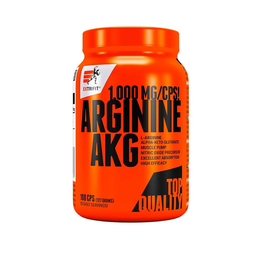 ex-arginine-akg-1000-mg-2503 Extrifit ARGININE AKG 1000 mg 100 kapsúl – Obrázok 1