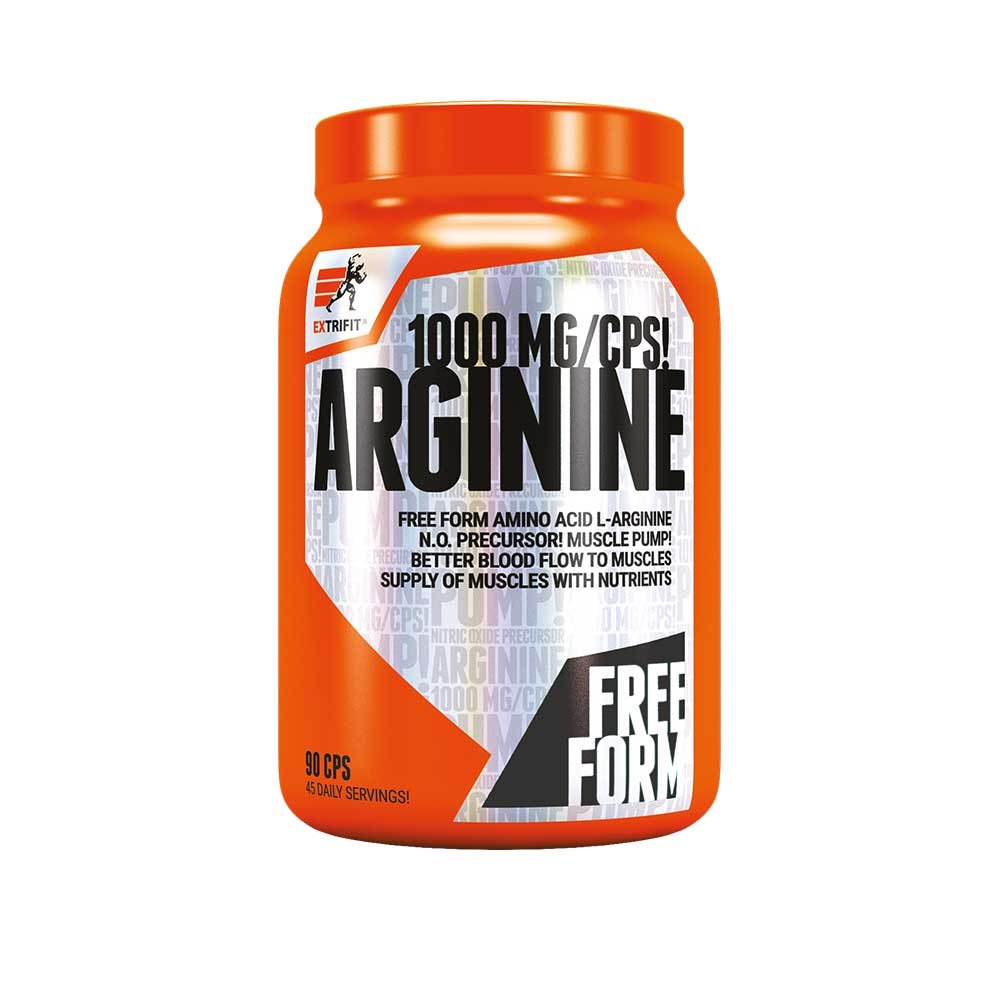 ex-arginine-free-form-1000-mg-2504 Extrifit ARGININE FREE FORM 1000 mg 90 kapsúl – Obrázok 1