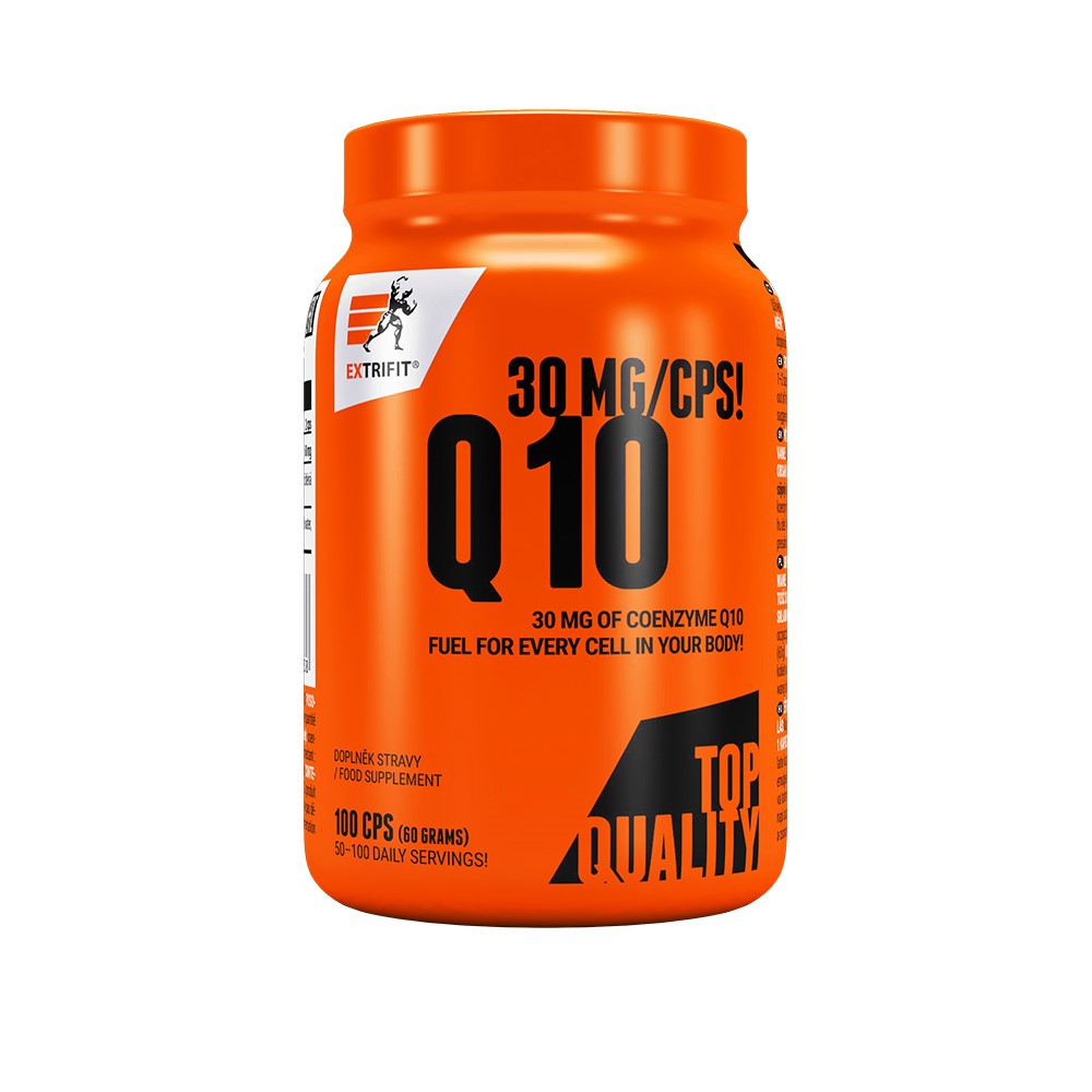 ex-coenzym-q10-30-mg-caps-2585 Extrifit COENZYM Q10 30 mg 100 kapsúl – Obrázok 1