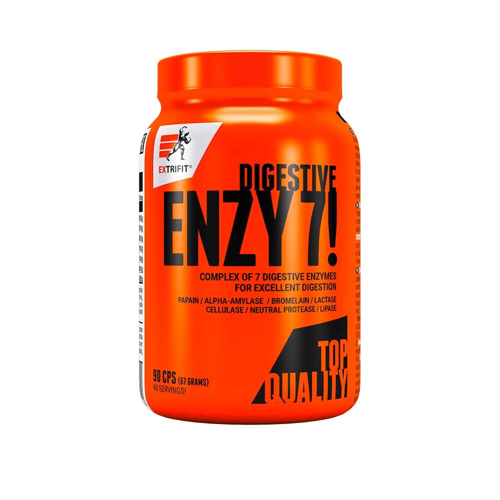 ex-enzy-7-digestive-enzymes-2597 Extrifit ENZY 7! DIGESTIVE ENZYMES 90 kapsúl – Obrázok 1