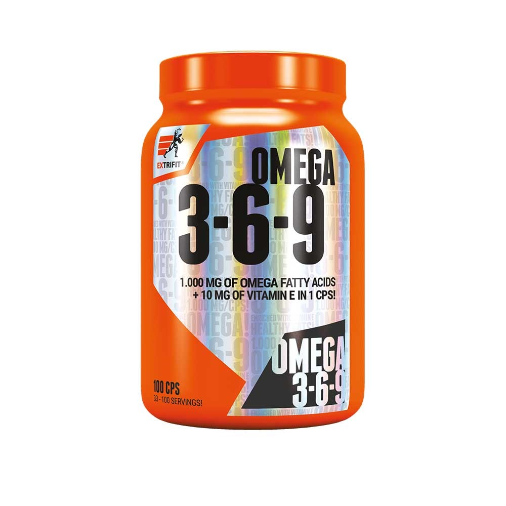 ex-omega-3-6-9-1000-mg-caps-2679 Extrifit OMEGA 3-6-9 100 kapsúl – Obrázok 1
