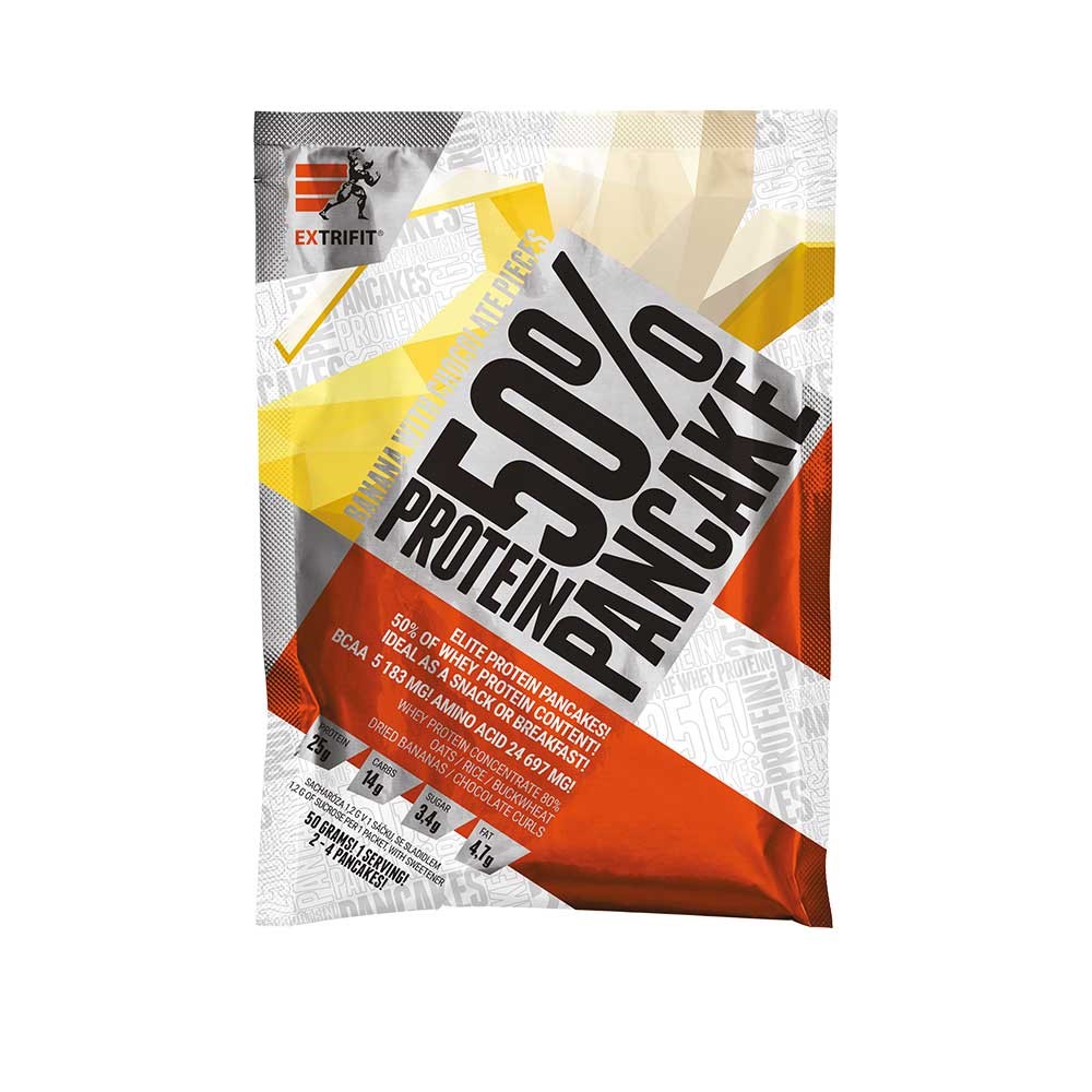 extrifit-protein-pancake-50-50-g-banana-chocolate Extrifit 50% PROTEINOVÉ PALACINKY – Obrázok 1