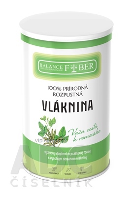 met8vf0_400x400 BALANCE FIBER VLÁKNINA 100% prírodná rozpustná 1x120 g – Obrázok 1