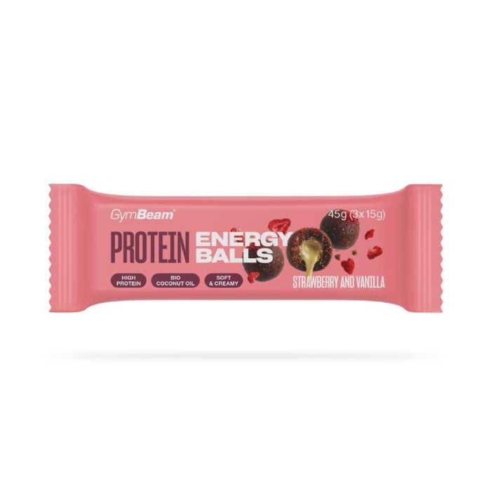 protein-balls-strawberry-vanilla-mockup Protein energy balls - Gymbeam – Obrázok 1